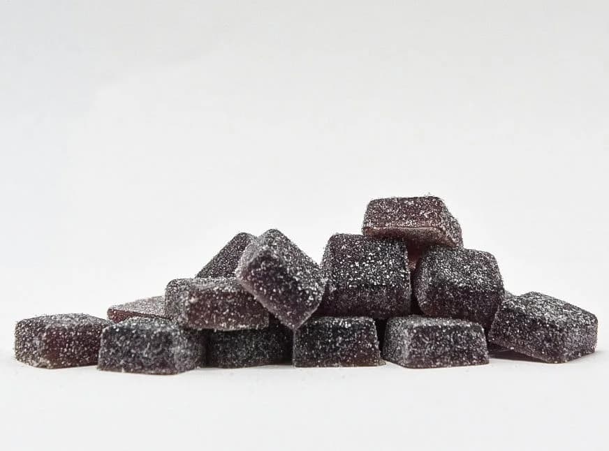 Blueberry Blast Gummies in hand