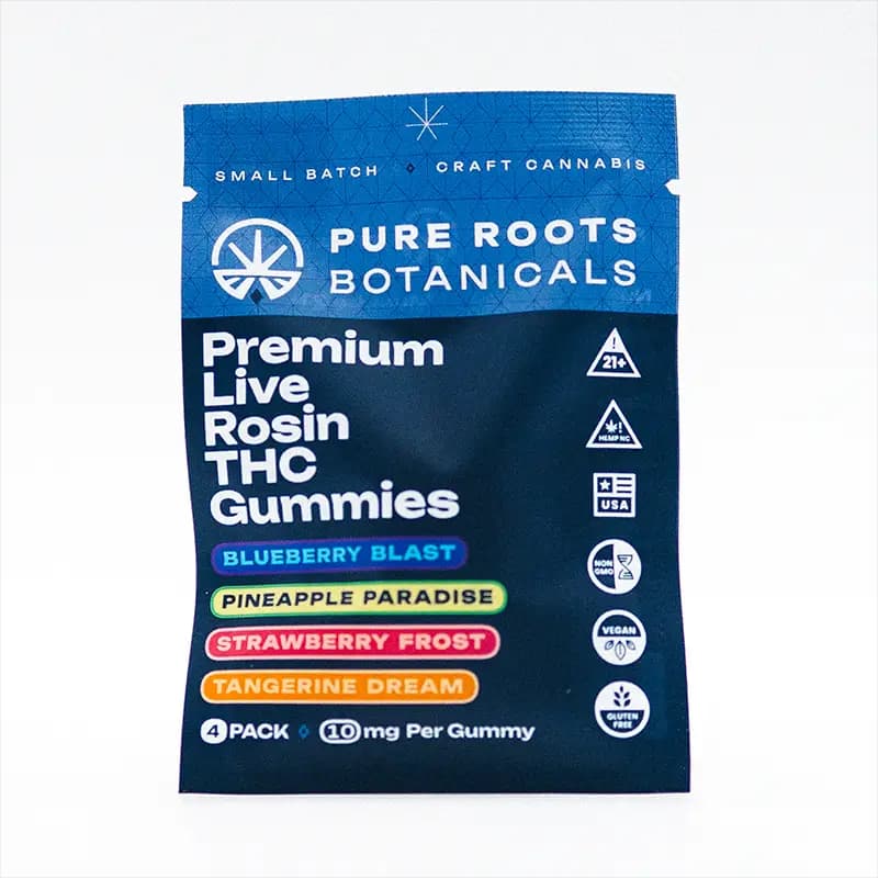 Gummies Sample Pack in hand