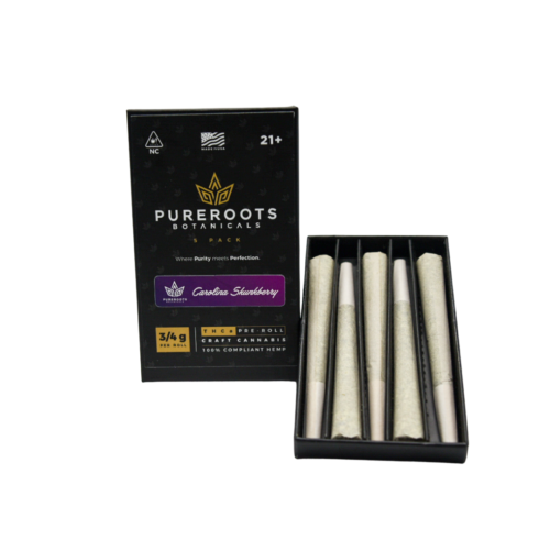 Carolina Skunkberry THCA Pre-Rolls packaging