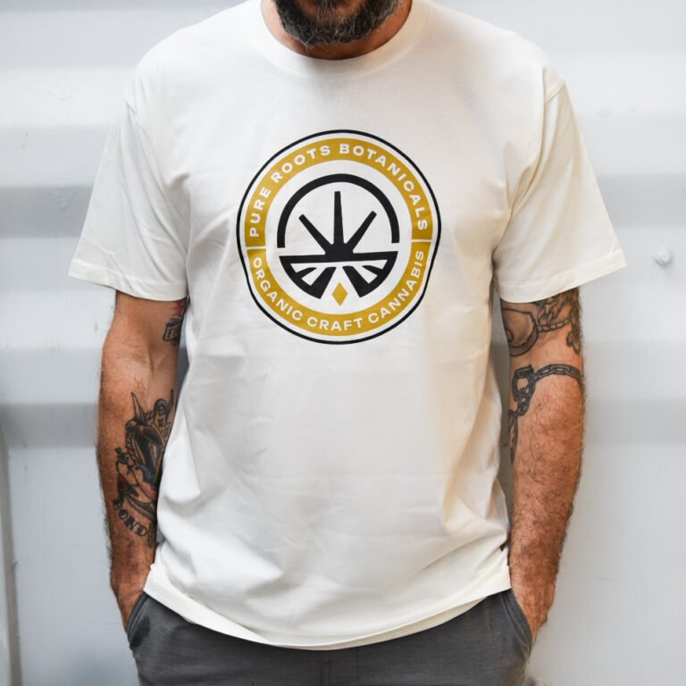 T-Shirt (Pure Roots Botanicals Badge)