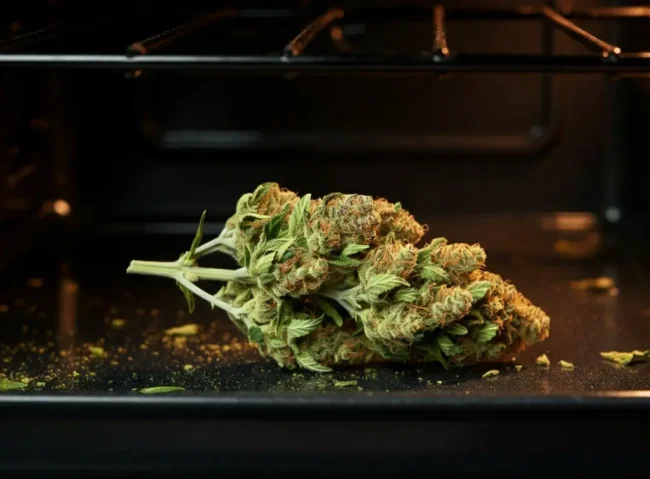 Decarbing THCA Bud in the Oven